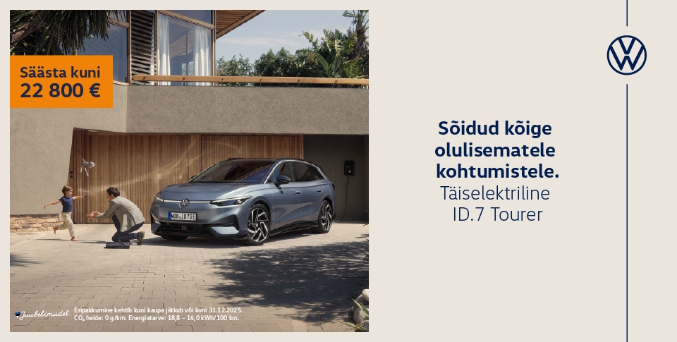 Sõidud kõige olulisematele kohtumistele. Täiselektriline ID.7 Tourer.
